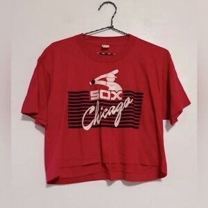 Vintage Chicago White Sox Cropped Tee - Size XL